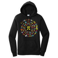 Funny Pi Day Spiral Pi Math Tee For Pi Day 3 14 Women's Pullover Hoodie