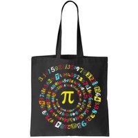 Funny Pi Day Spiral Pi Math Tee For Pi Day 3 14 Bag