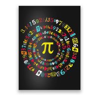 Funny Pi Day Spiral Pi Math Tee For Pi Day 3 14 Poster