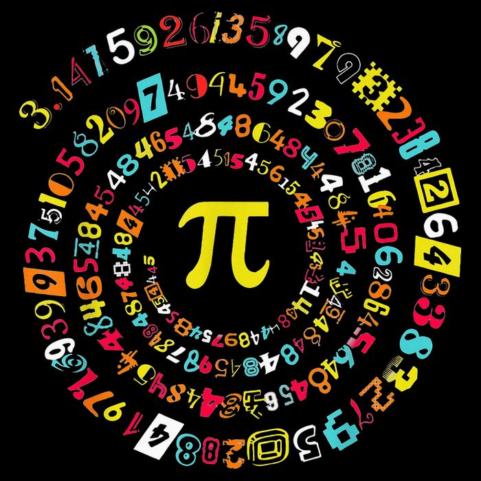 Funny Pi Day Spiral Pi Math Tee For Pi Day 3 14 Premium T-Shirt