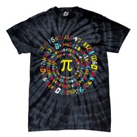 Funny Pi Day Spiral Pi Math Tee For Pi Day 3 14 Tie-Dye T-Shirt