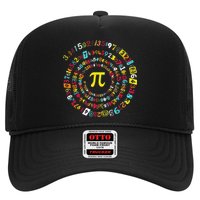 Funny Pi Day Spiral Pi Math Tee For Pi Day 3 14 Trucker Hat