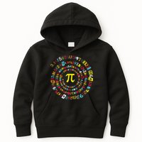 Funny Pi Day Spiral Pi Math Tee For Pi Day 3 14 Kids Hoodie