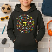 Funny Pi Day Spiral Pi Math Tee For Pi Day 3 14 Kids Hoodie