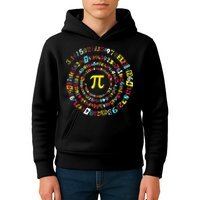 Funny Pi Day Spiral Pi Math Tee For Pi Day 3 14 Kids Hoodie