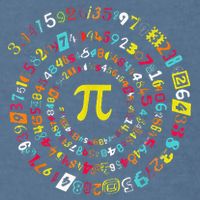 Funny Pi Day Spiral Pi Math Tee For Pi Day 3 14 Garment-Dyed Sweatshirt