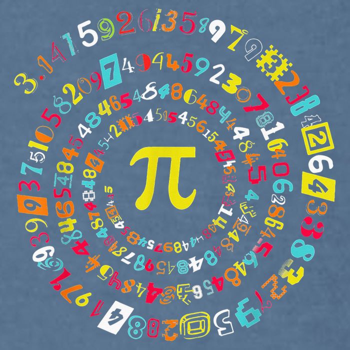 Funny Pi Day Spiral Pi Math Tee For Pi Day 3 14 Garment-Dyed Sweatshirt