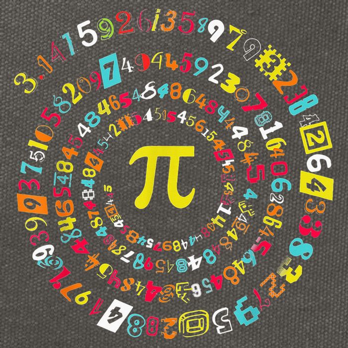 Funny Pi Day Spiral Pi Math Tee For Pi Day 3 14 Cotton Canvas Backpack