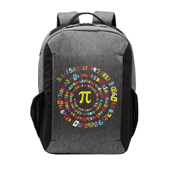 Funny Pi Day Spiral Pi Math Tee For Pi Day 3 14 Vector Backpack
