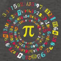 Funny Pi Day Spiral Pi Math Tee For Pi Day 3 14 Vector Backpack