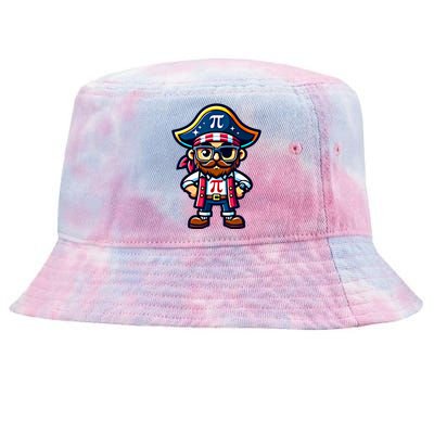 Funny Pi Day 3 14 Pirate Math Stem Great Gift Tie-Dyed Bucket Hat