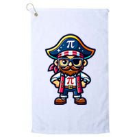 Funny Pi Day 3 14 Pirate Math Stem Great Gift Platinum Collection Golf Towel