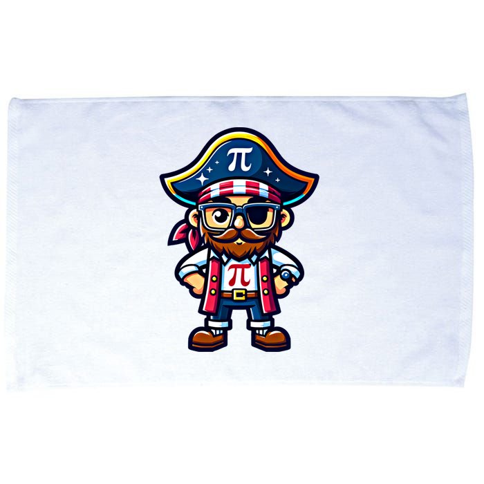 Funny Pi Day 3 14 Pirate Math Stem Great Gift Microfiber Hand Towel