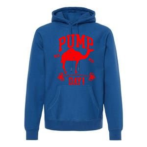 Funny Pump Day Hump Day Camel Weight Lifting Training Gym Funny Gift Premium Hoodie