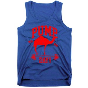 Funny Pump Day Hump Day Camel Weight Lifting Training Gym Funny Gift Tank Top