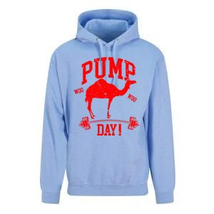 Funny Pump Day Hump Day Camel Weight Lifting Training Gym Funny Gift Unisex Surf Hoodie