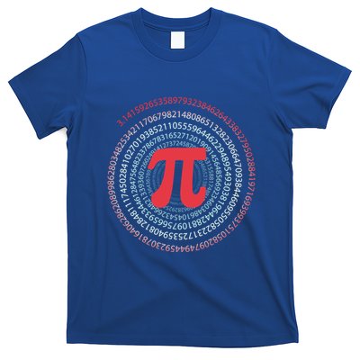 Funny Pi Day 3 14 Pi Spiral Math Geek Student Teacher Gift T-Shirt