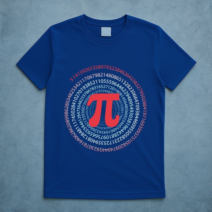 Funny Pi Day 3 14 Pi Spiral Math Geek Student Teacher Gift T-Shirt