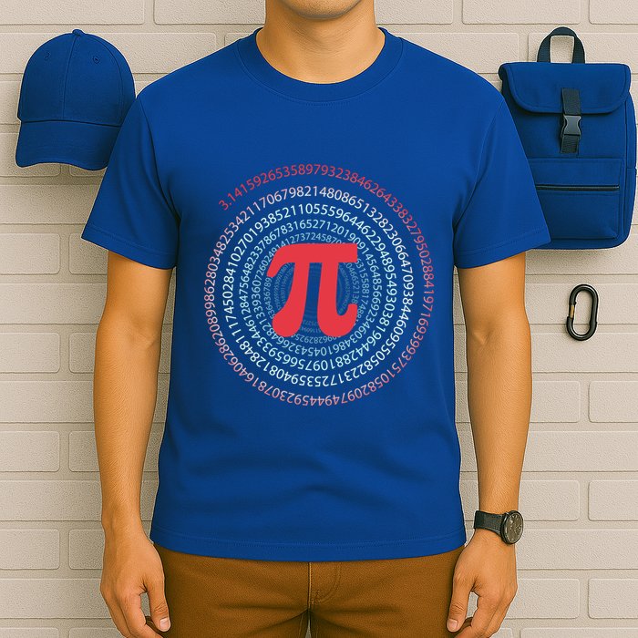 Funny Pi Day 3 14 Pi Spiral Math Geek Student Teacher Gift T-Shirt
