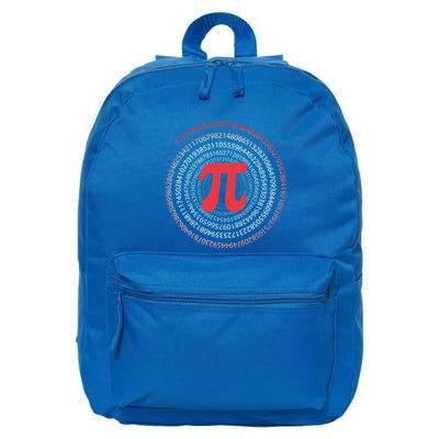 Funny Pi Day 3 14 Pi Spiral Math Geek Student Teacher Gift 16 in Basic Backpack