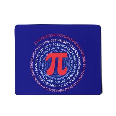 Funny Pi Day 3 14 Pi Spiral Math Geek Student Teacher Gift Mousepad