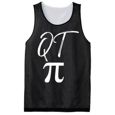 Funny Pi Day Gift For Math Teachers 3 14 Pun Qt Pi Gift Mesh Reversible Basketball Jersey Tank