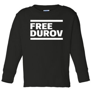 Free Pavel Durov Toddler Long Sleeve Shirt