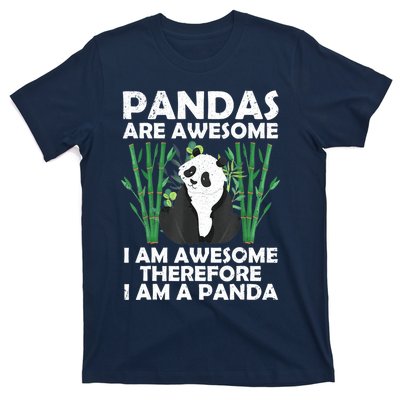 Funny Panda Design For Women Boys Girls Panda Bear Lover T-Shirt