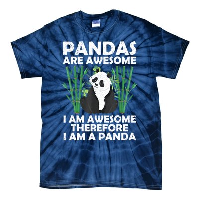 Funny Panda Design For Women Boys Girls Panda Bear Lover Tie-Dye T-Shirt