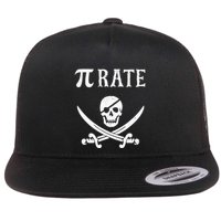 Funny Pi Day Pi Rate Pirate For Teachers Flat Bill Trucker Hat