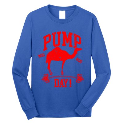 Funny Pump Day Hump Day Camel Weight Lifting Training Gym Gift Long Sleeve Shirt