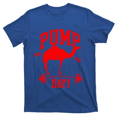 Funny Pump Day Hump Day Camel Weight Lifting Training Gym Gift T-Shirt