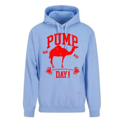 Funny Pump Day Hump Day Camel Weight Lifting Training Gym Gift Unisex Surf Hoodie