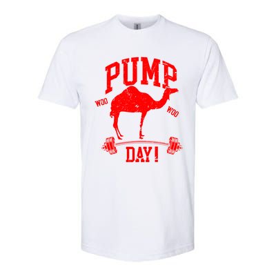 Funny Pump Day Hump Day Camel Weight Lifting Training Gym Gift Softstyle® CVC T-Shirt