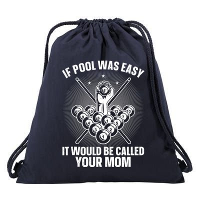 Funny Pool Design For Billiards Lover Pool Player Drawstring Bag