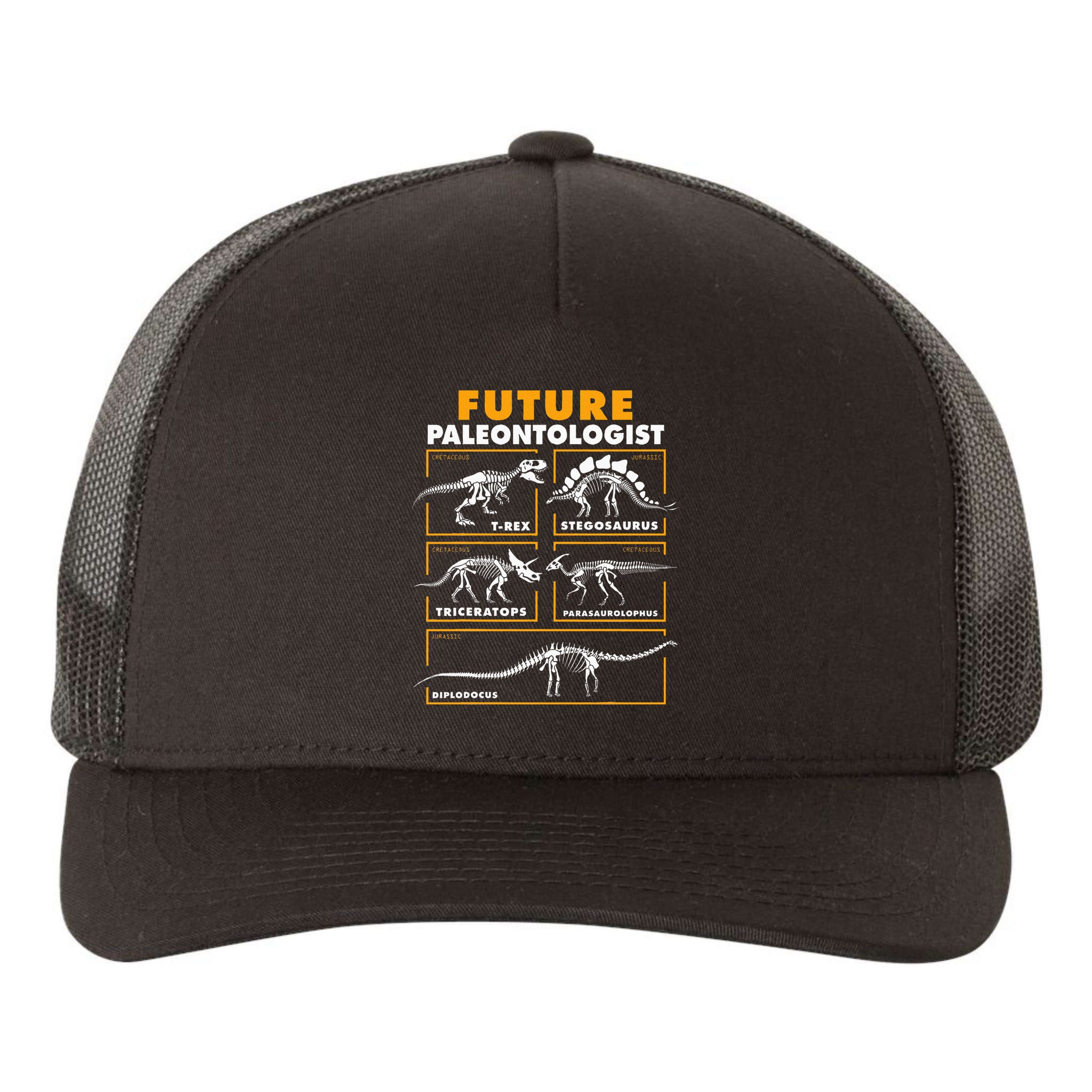 Future Paleontologist Dinosaur Fossil Paleontology Kids Boys Yupoong Adult 5-Panel Trucker Hat
