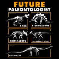 Future Paleontologist Dinosaur Fossil Paleontology Kids Boys T-Shirt