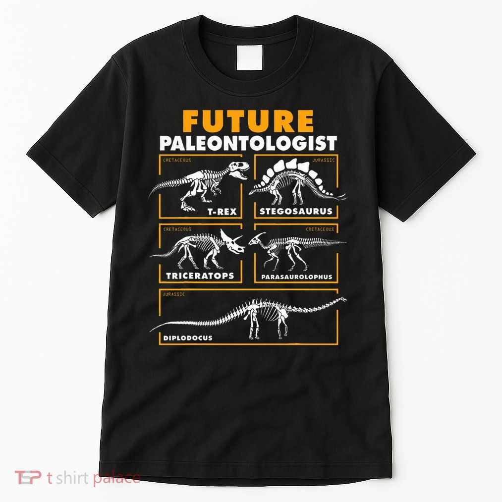 Future Paleontologist Dinosaur Fossil Paleontology Kids Boys Tall T-Shirt