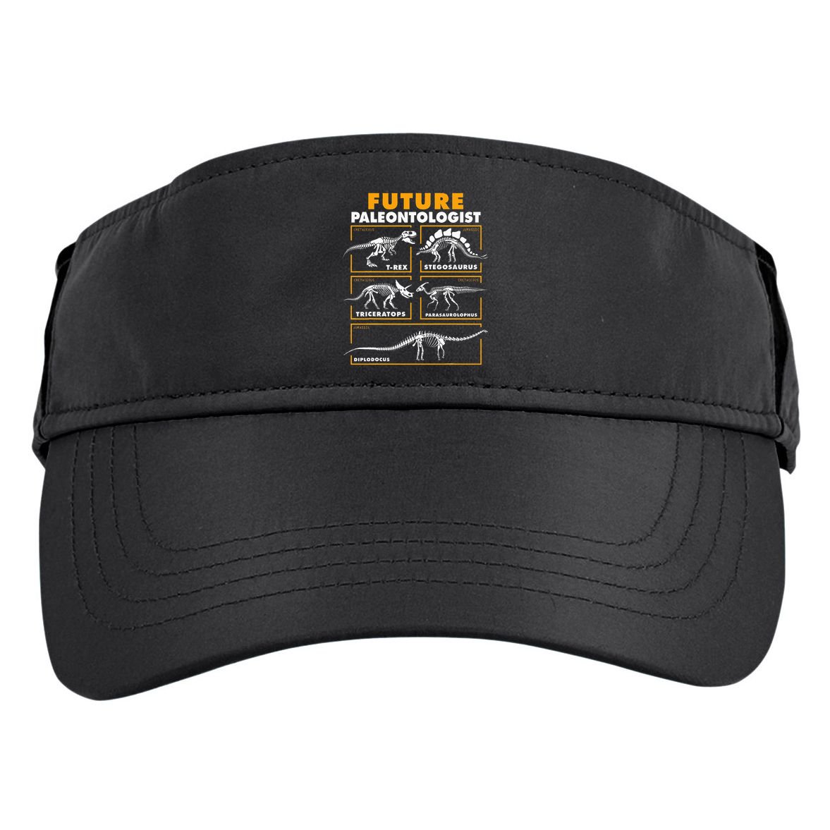 Future Paleontologist Dinosaur Fossil Paleontology Kids Boys Adult Drive Performance Visor