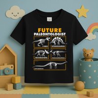 Future Paleontologist Dinosaur Fossil Paleontology Kids Boys Toddler T-Shirt