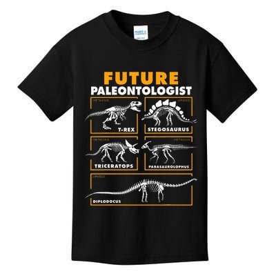Future Paleontologist Dinosaur Fossil Paleontology Kids Boys Kids T-Shirt
