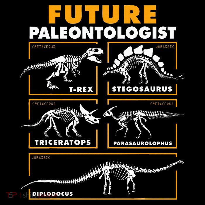Future Paleontologist Dinosaur Fossil Paleontology Kids Boys Kids T-Shirt
