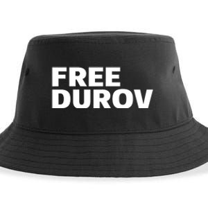 Free Pavel Durov Privacy Is Not A Crime Sustainable Bucket Hat