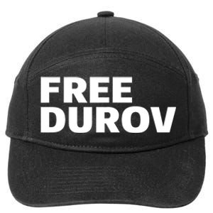 Free Pavel Durov Privacy Is Not A Crime 7-Panel Snapback Hat