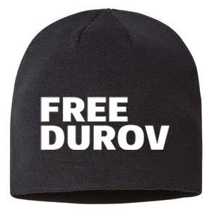 Free Pavel Durov Privacy Is Not A Crime Sustainable Beanie