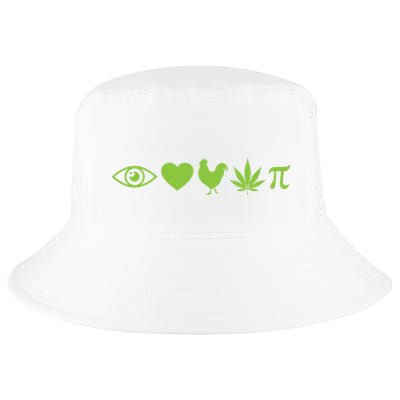 Funny Pi Day I Love Chicken Pot Pie Marijuana Math Gift Funny Gift Cool Comfort Performance Bucket Hat