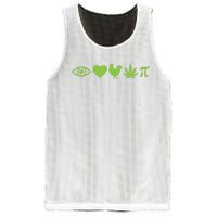 Funny Pi Day I Love Chicken Pot Pie Marijuana Math Gift Funny Gift Mesh Reversible Basketball Jersey Tank