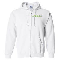 Funny Pi Day I Love Chicken Pot Pie Marijuana Math Gift Funny Gift Full Zip Hoodie