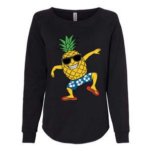 Funny Pineapple Dance Tropical And Playful Design Womens California Wash Sweatshirt