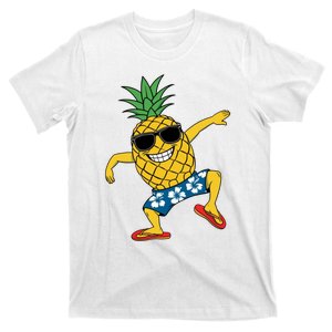 Funny Pineapple Dance Tropical And Playful Design T-Shirt